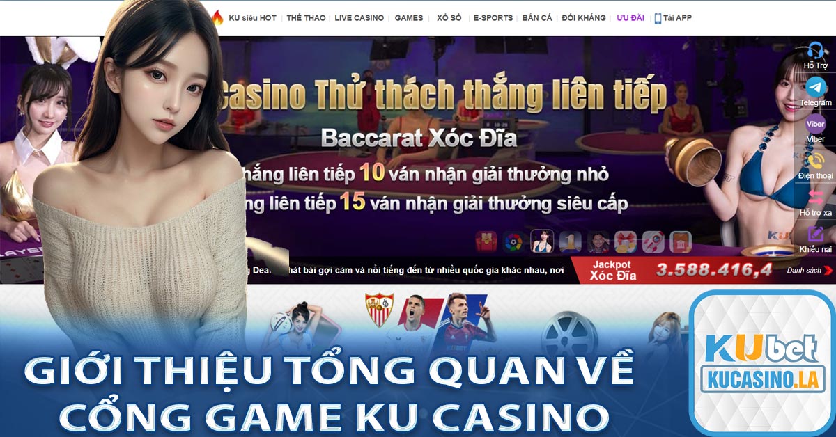 Giới thiệu tổng quan về cổng game ku casino